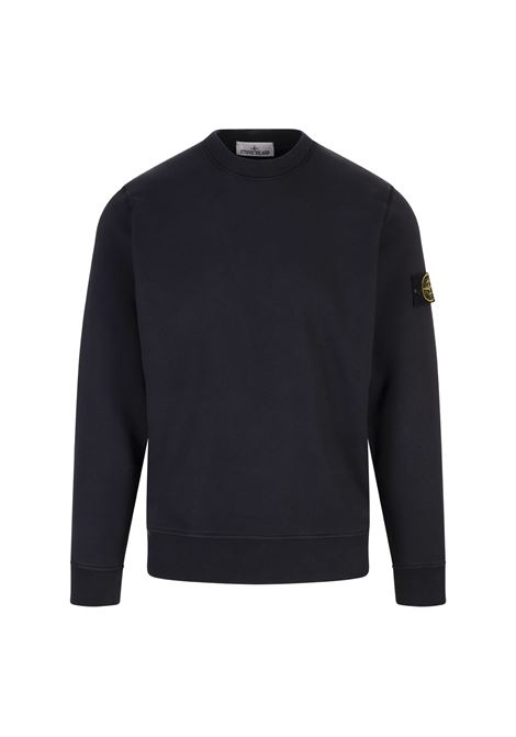 Felpa In Pile Di Cotone Organico Blu STONE ISLAND | K1S156100044-S0051V0020